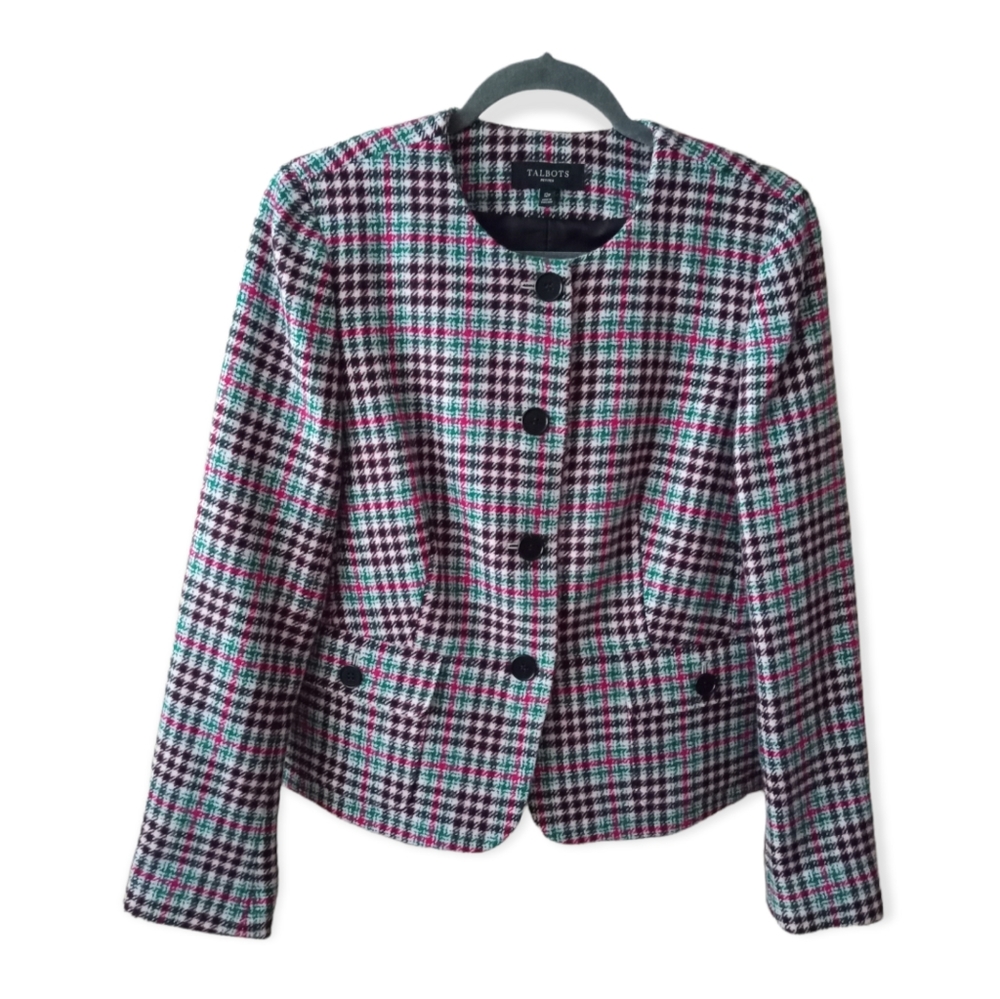 Talbots Plaid Jacket
